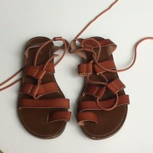 Gladiator sandals from Target